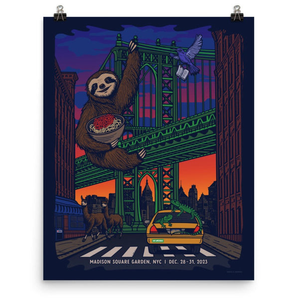 Phish Poster - Madison Square Garden, New Years Eve NYC 2023 