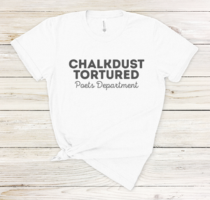 Chalkdust Tortured Poets Dept. Tee (unisex sizing)