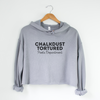 Chalkdust Tortured Poets Dept. Crop Hoodie