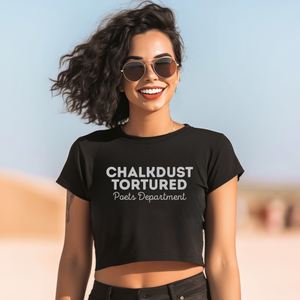 Chalkdust Tortured Poets Dept. Crop Tee