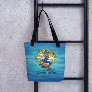 'Enjoying the Ride' Tote Bag