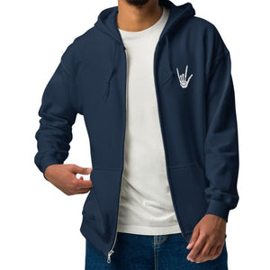 Men's 'Enjoying the RIde' Zip-Up Hoodie