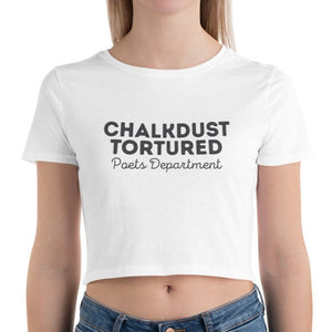 Chalkdust Tortured Poets Dept. Crop Tee