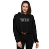 Chalkdust Tortured Poets Dept. Crop Hoodie