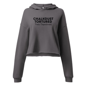 Chalkdust Tortured Poets Dept. Crop Hoodie